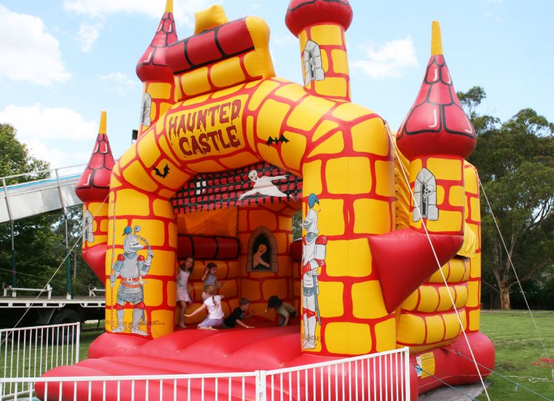 haunted house jumping castle